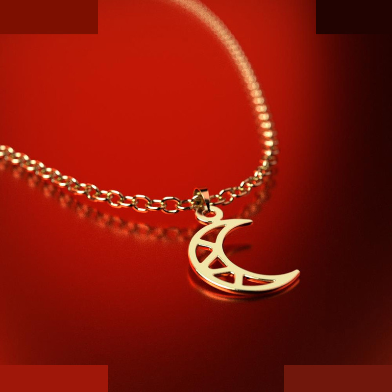 نیم ست طلا 18 عیار زنانه مدوپد مدل ماه کد NA13812