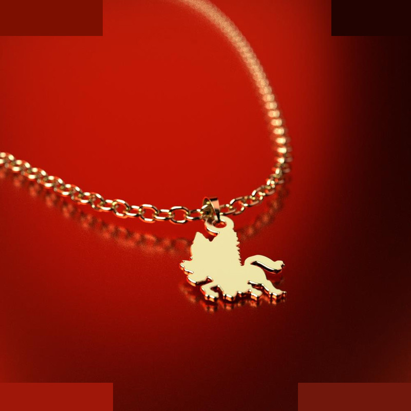 نیم ست طلا 18 عیار زنانه مدوپد مدل یونیکورن کد NA13979