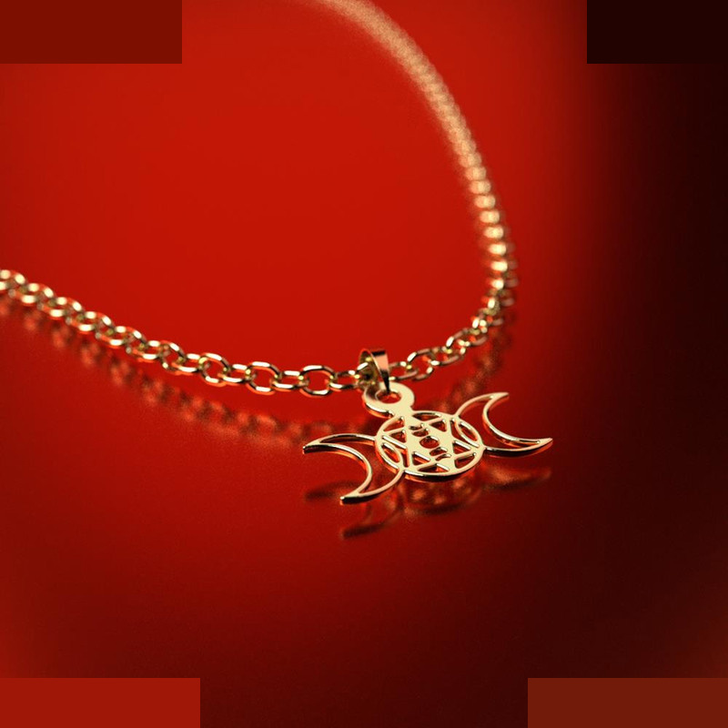 نیم ست طلا 18 عیار زنانه مدوپد مدل ماه کد NA14055