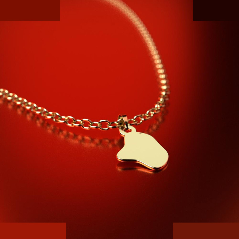 نیم ست طلا 18 عیار زنانه مدوپد مدل هندسی کد NA14320