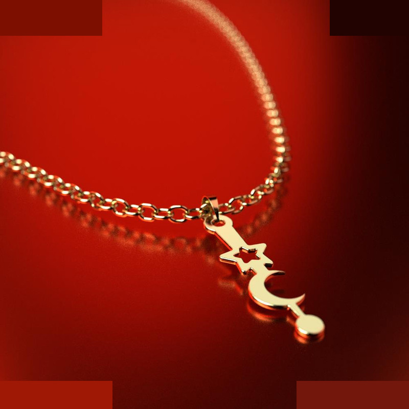 نیم ست طلا 18 عیار زنانه مدوپد مدل ماه کد NA14992