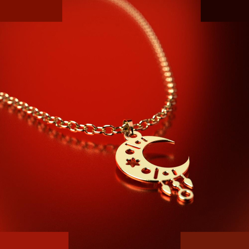 نیم ست طلا 18 عیار زنانه مدوپد مدل ماه کد NA15017 نیم ست طلا 18 عیار زنانه مدوپد مدل ماه کد NA15017