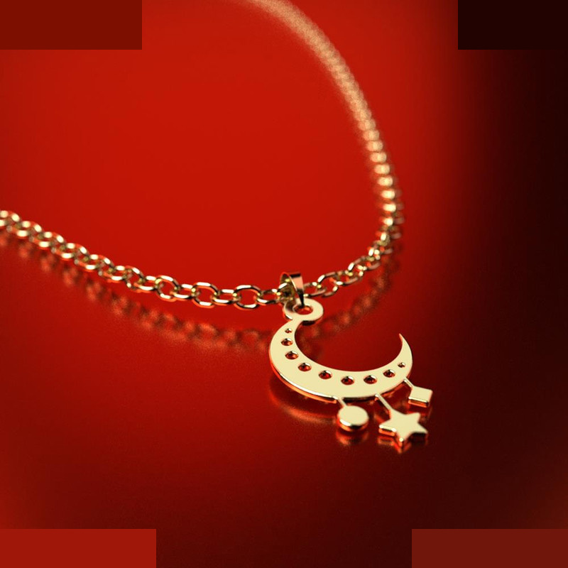 نیم ست طلا 18 عیار زنانه مدوپد مدل ماه کد NA15039 نیم ست طلا 18 عیار زنانه مدوپد مدل ماه کد NA15039