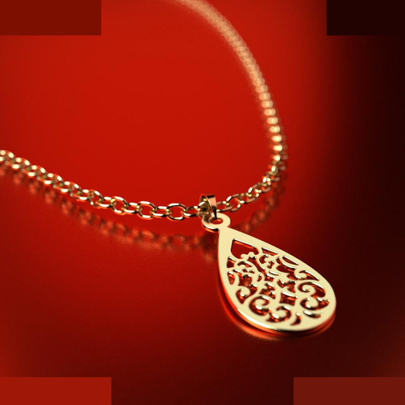 نیم ست طلا 18 عیار زنانه مدوپد مدل اسلیمی کد NA15306