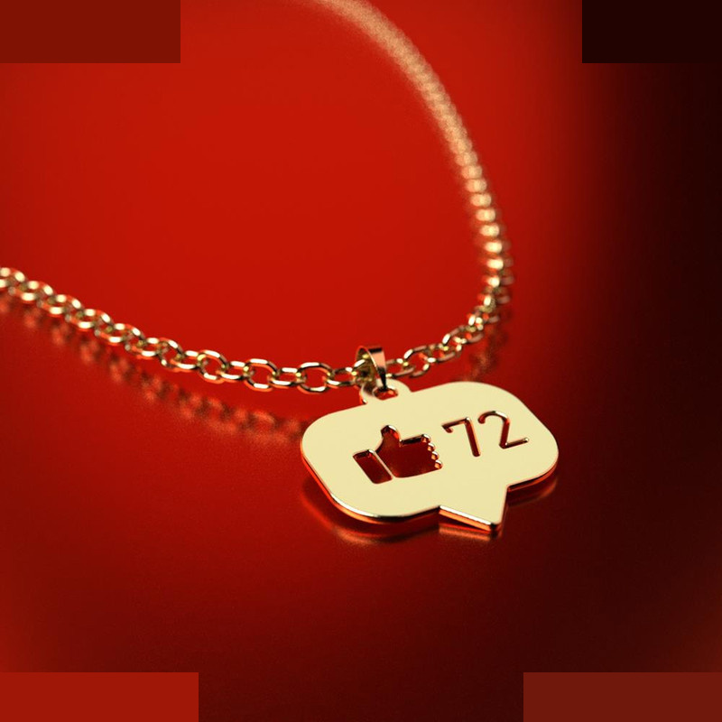 نیم ست طلا 18 عیار زنانه مدوپد مدل علامت لایک کد NA16039 نیم ست طلا 18 عیار زنانه مدوپد مدل علامت لایک کد NA16039