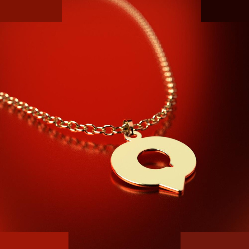 نیم ست طلا 18 عیار زنانه مدوپد مدل علامت کامنت کد NA16035