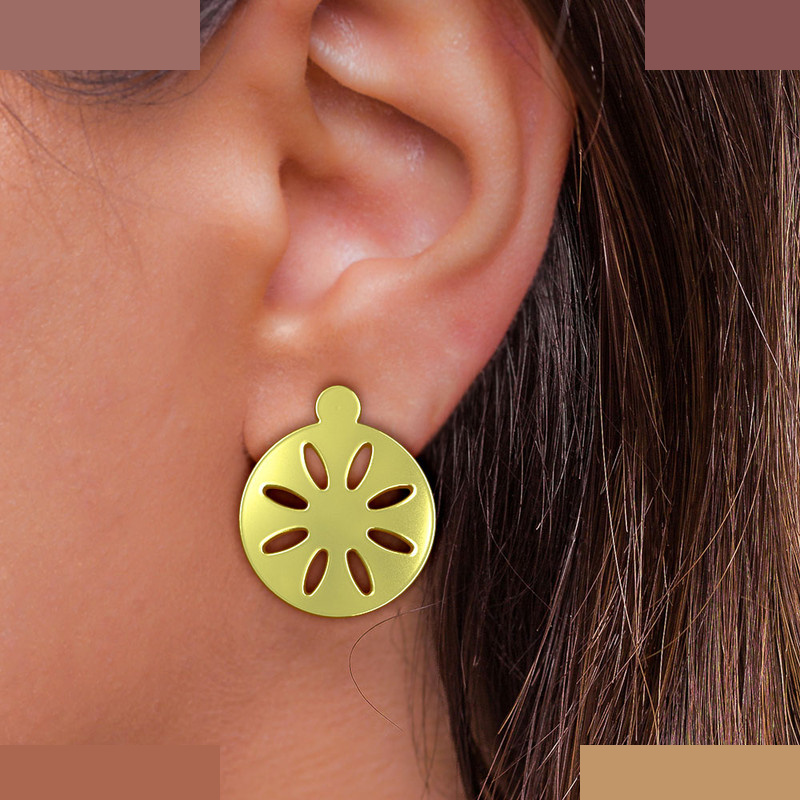 نیم ست طلا 18 عیار زنانه مدوپد مدل دایره کد NA10759 نیم ست طلا 18 عیار زنانه مدوپد مدل دایره کد NA10759