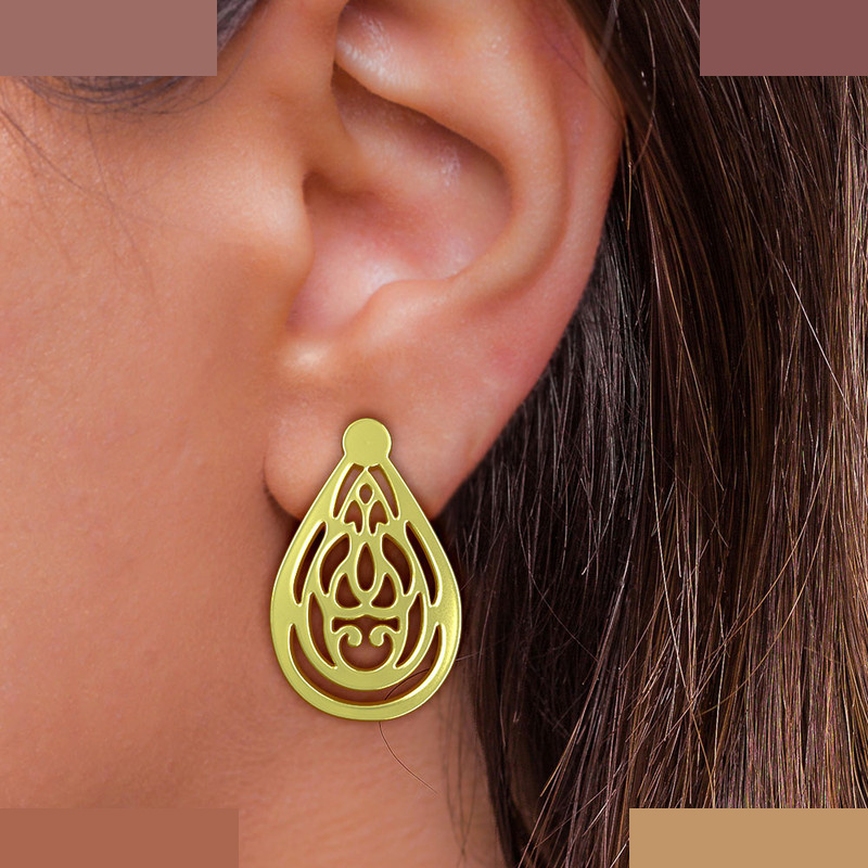 نیم ست طلا 18 عیار زنانه مدوپد مدل اشک کد NA10980 نیم ست طلا 18 عیار زنانه مدوپد مدل اشک کد NA10980