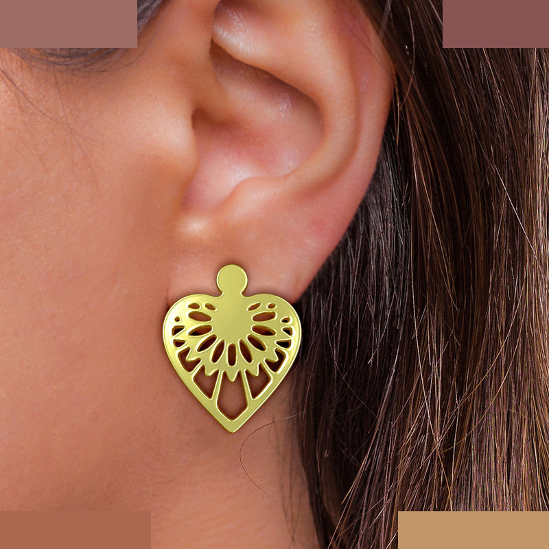 نیم ست طلا 18 عیار زنانه مدوپد مدل قلب کد NA11032 نیم ست طلا 18 عیار زنانه مدوپد مدل قلب کد NA11032