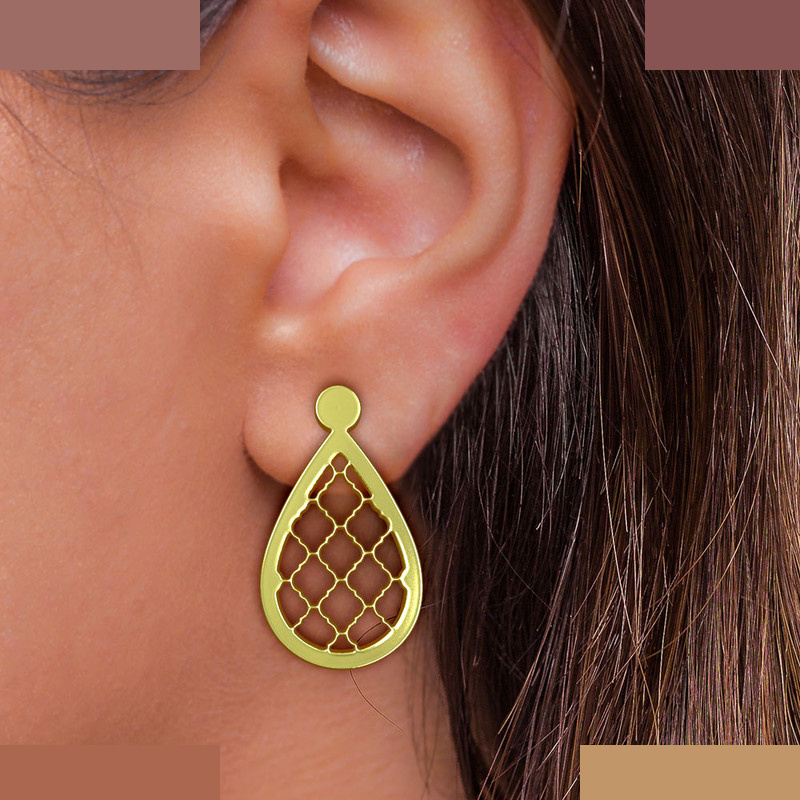 نیم ست طلا 18 عیار زنانه مدوپد مدل اشک کد NA11226 نیم ست طلا 18 عیار زنانه مدوپد مدل اشک کد NA11226