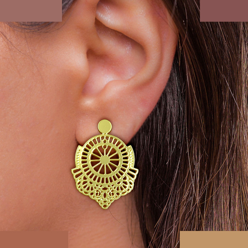 نیم ست طلا 18 عیار زنانه مدوپد مدل هندسی کد NA11451 نیم ست طلا 18 عیار زنانه مدوپد مدل هندسی کد NA11451