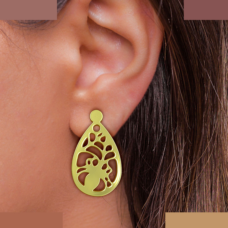 نیم ست طلا 18 عیار زنانه مدوپد مدل هندسی کد NA11573 نیم ست طلا 18 عیار زنانه مدوپد مدل هندسی کد NA11573