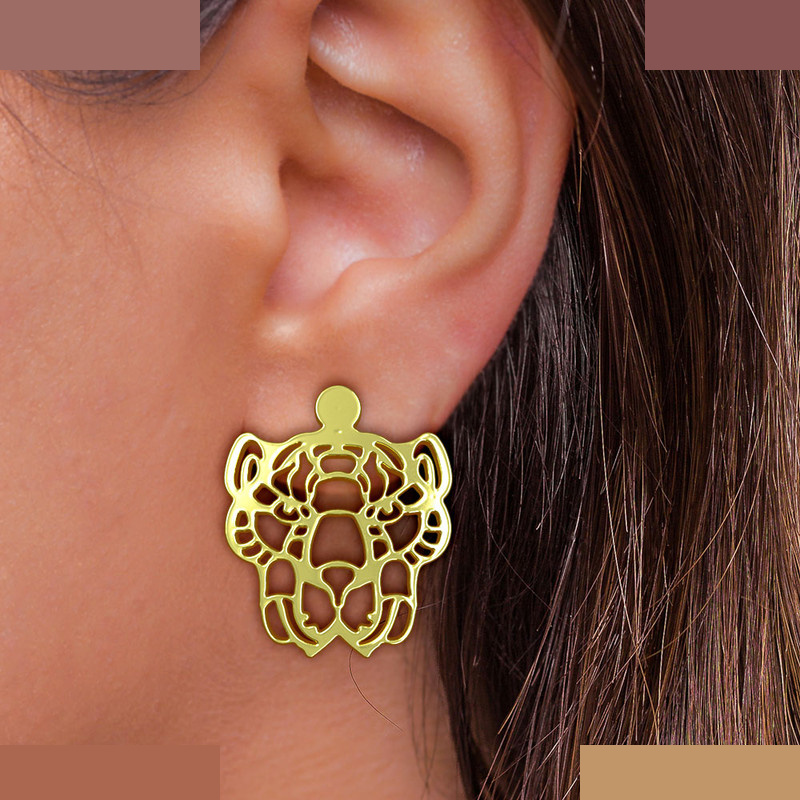 نیم ست طلا 18 عیار زنانه مدوپد مدل ببر کد NA11646 نیم ست طلا 18 عیار زنانه مدوپد مدل ببر کد NA11646