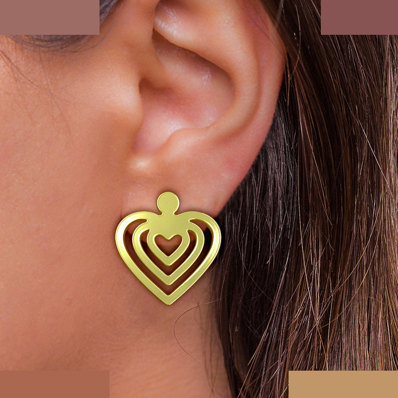 نیم ست طلا 18 عیار زنانه مدوپد مدل قلب کد NA11695 نیم ست طلا 18 عیار زنانه مدوپد مدل قلب کد NA11695