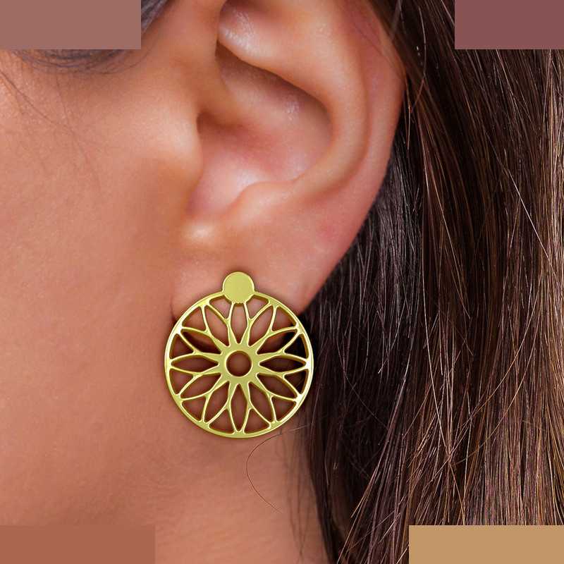 نیم ست طلا 18 عیار زنانه مدوپد مدل خورشید کد NA11814 نیم ست طلا 18 عیار زنانه مدوپد مدل خورشید کد NA11814