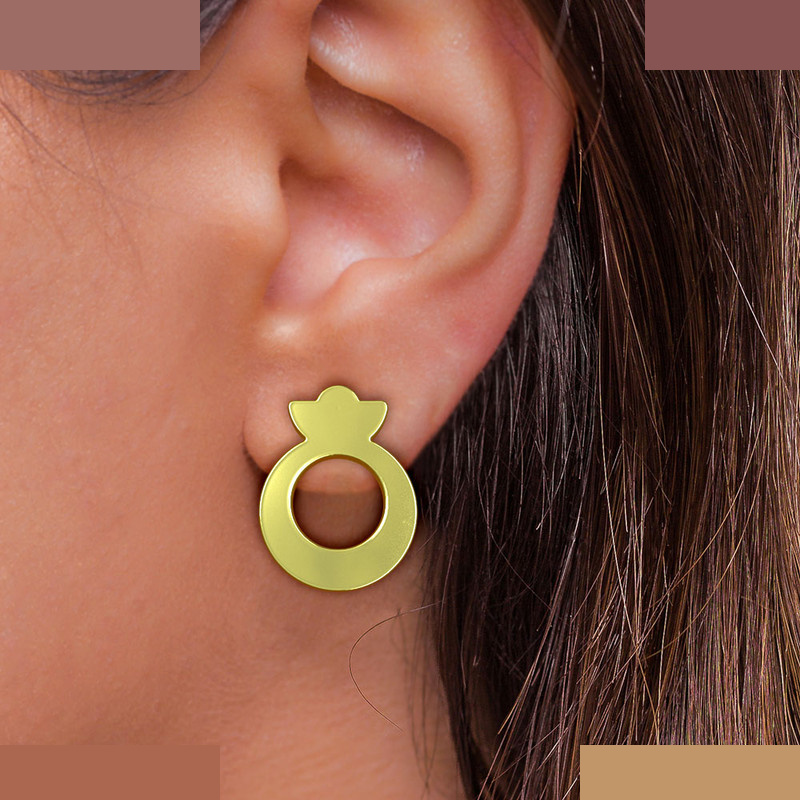 نیم ست طلا 18 عیار زنانه مدوپد مدل دایره کد NA11828 نیم ست طلا 18 عیار زنانه مدوپد مدل دایره کد NA11828