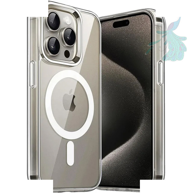 کاور گوشی موبایل اپل iPhone 15 Pro پیکوک مدل Clear Magsafe کاور گوشی موبایل اپل iPhone 15 Pro پیکوک مدل Clear Magsafe