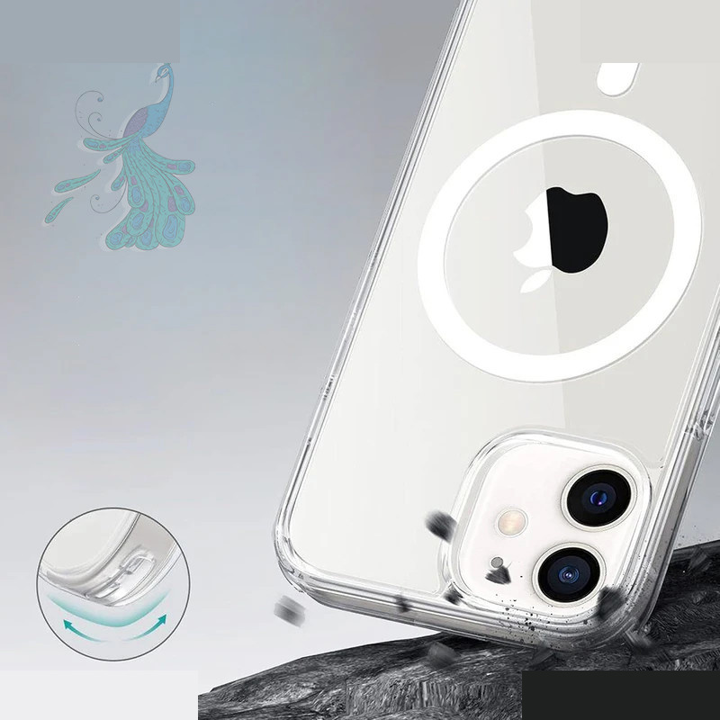 کاور گوشی موبایل اپل iPhone 12 پیکوک مدل Clear Magsafe کاور گوشی موبایل اپل iPhone 12 پیکوک مدل Clear Magsafe