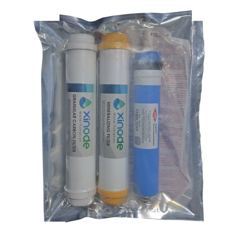 فیلتر دستگاه تصفیه آب زینود مدل کیسی RO-CXF406 مجموعه 3 عددی