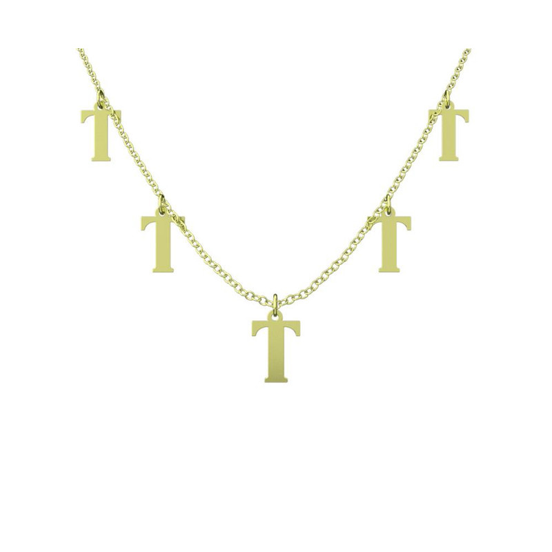 گردنبند طلا 18 عیار زنانه مدوپد مدل حرف T کد RNA17166 گردنبند طلا 18 عیار زنانه مدوپد مدل حرف T کد RNA17166
