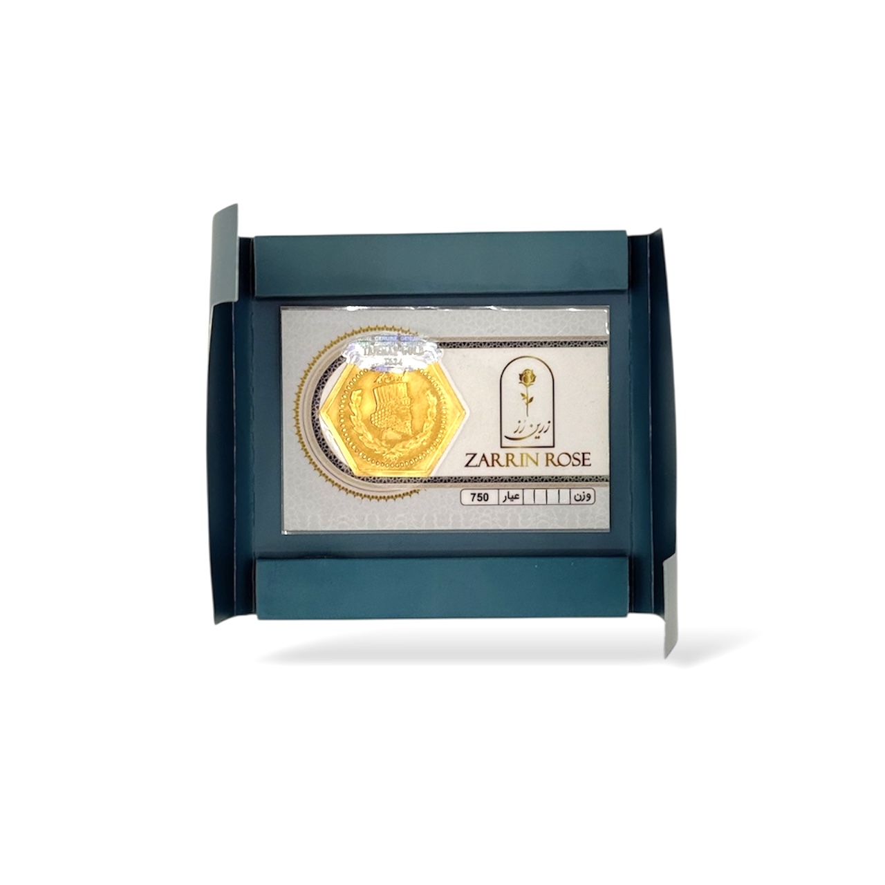 طلا گرمی 18 عیار زرین رز مدل پارسیان طلا گرمی 18 عیار زرین رز مدل پارسیان