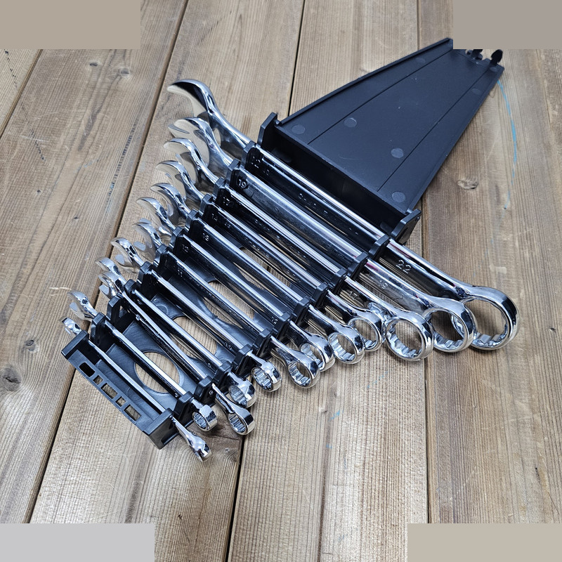 آچار یکسر تخت و یکسر رینگی باس مدل 12S مجموعه 12 عددی آچار یکسر تخت و یکسر رینگی باس مدل 12S مجموعه 12 عددی