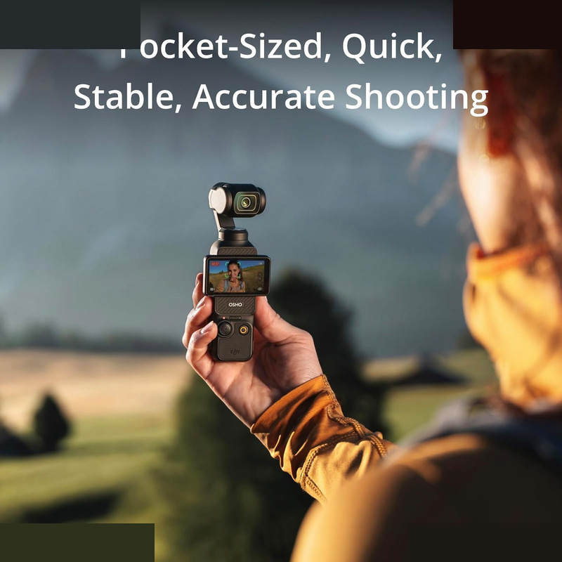 دوربین فیلم برداری دی جی آی مدل اسمو پاکت 3 کمبو