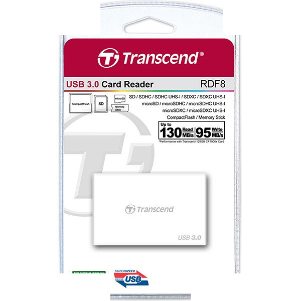 کارت خوان ترنسند مدل RDF8 با رابط USB 3.0