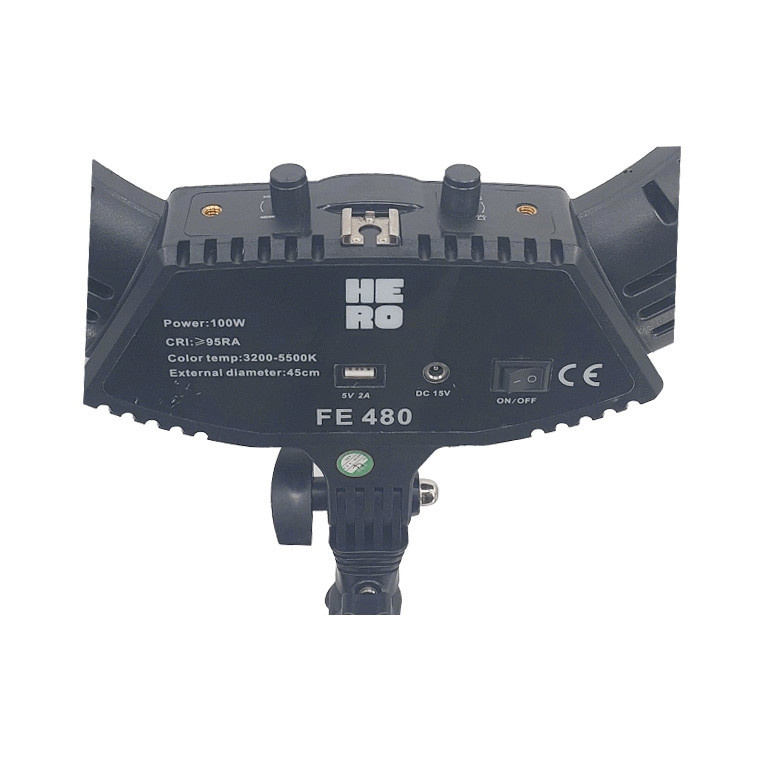 رینگ لایت هیرو مدل FE 480 100w رینگ لایت هیرو مدل FE 480 100w
