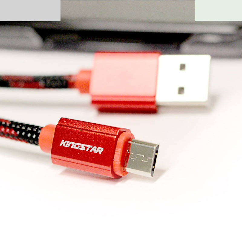 کابل تبدیل USB به microUSB کینگ استار مدل K21a طول 1 متر