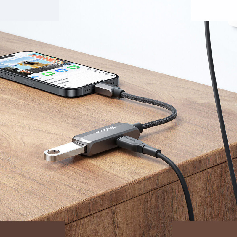 مبدل USB-C به OTG/USB-C مک دودو مدل CA-2830 مبدل USB-C به OTG/USB-C مک دودو مدل CA-2830