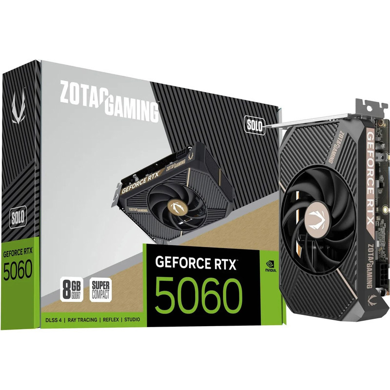 کارت گرافیک زوتک مدل GeForce RTX 5060 SOLO GDDR7 کارت گرافیک زوتک مدل GeForce RTX 5060 SOLO GDDR7