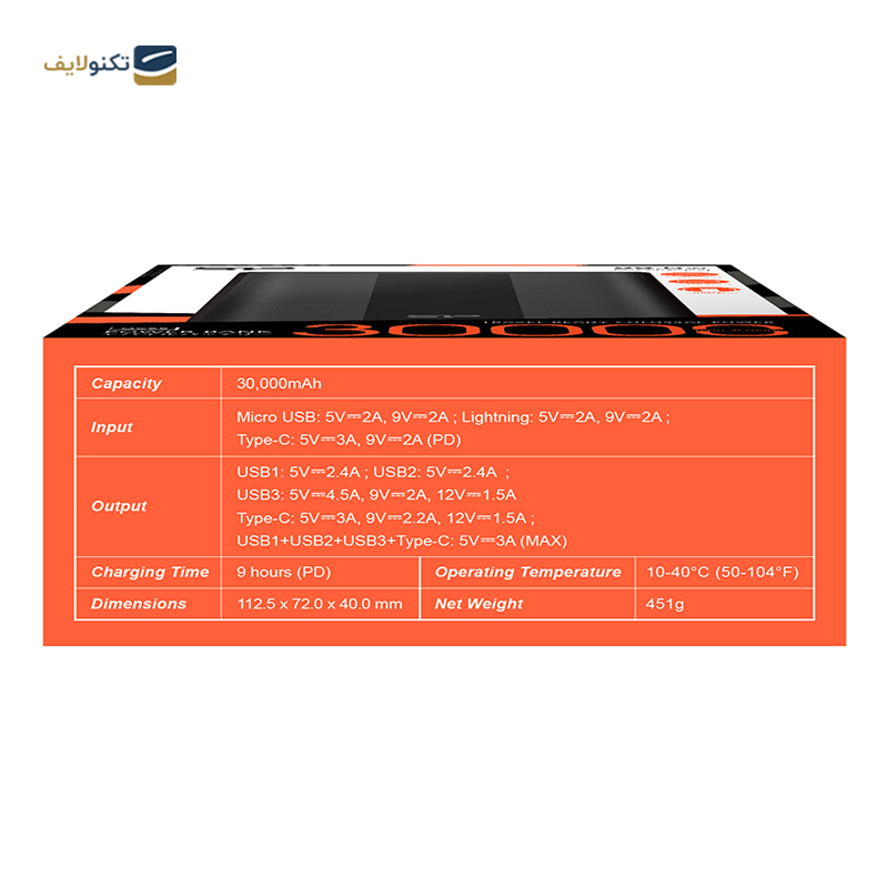 gallery-پاوربانک سیلیکون پاور مدل QL59 ظرفیت 50000 میلی‌ آمپر ساعت  copy.png