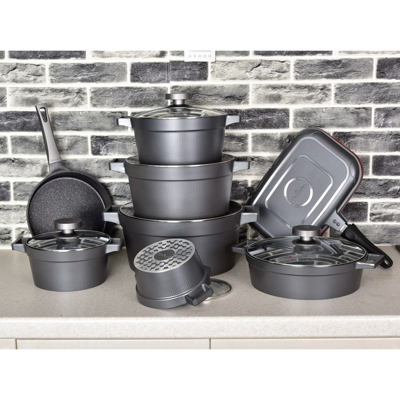 سرویس پخت و پز 15 پارچه دیاموند یونیک کد 8521 سرویس پخت و پز 15 پارچه دیاموند یونیک کد 8521