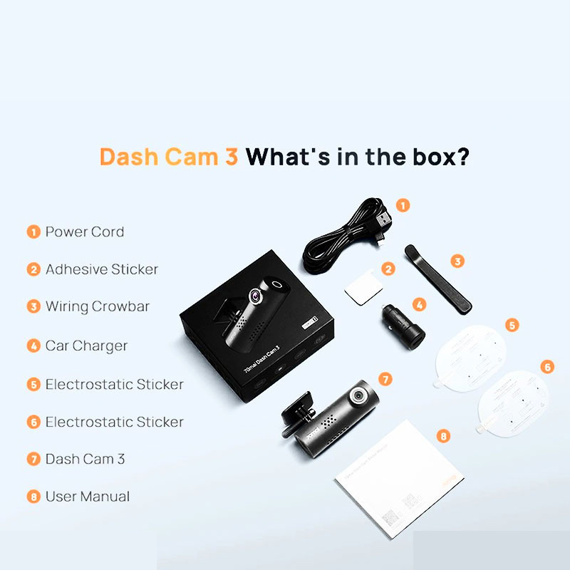 دوربین ثبت وقایع خودرو مدل Cam 3 M200 دوربین ثبت وقایع خودرو مدل Cam 3 M200