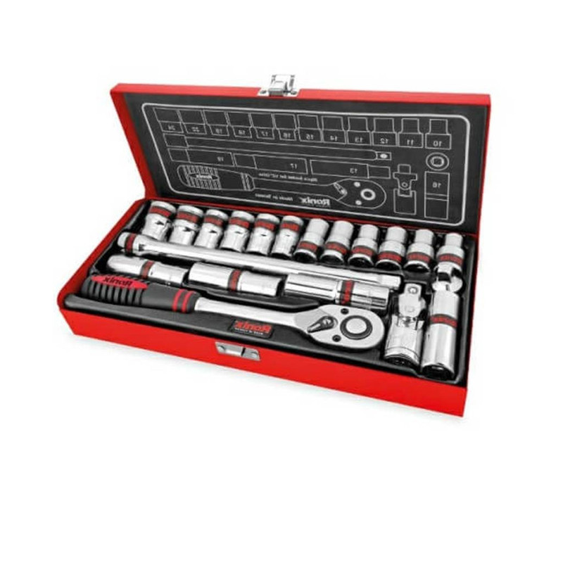 مجموعه 20 عددی آچار و سری بکس رونیکس مدل RON-2620 مجموعه 20 عددی آچار و سری بکس رونیکس مدل RON-2620