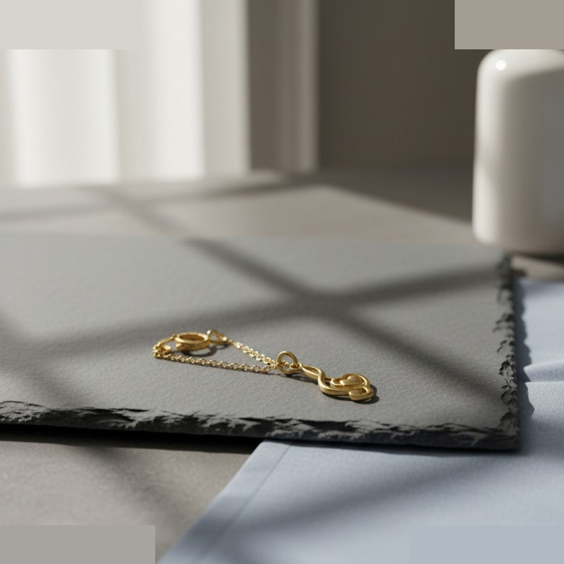 آویز ساعت طلا 18 عیار زنانه گالری قو طلایی مدل نت و قلب آویز ساعت طلا 18 عیار زنانه گالری قو طلایی مدل نت و قلب