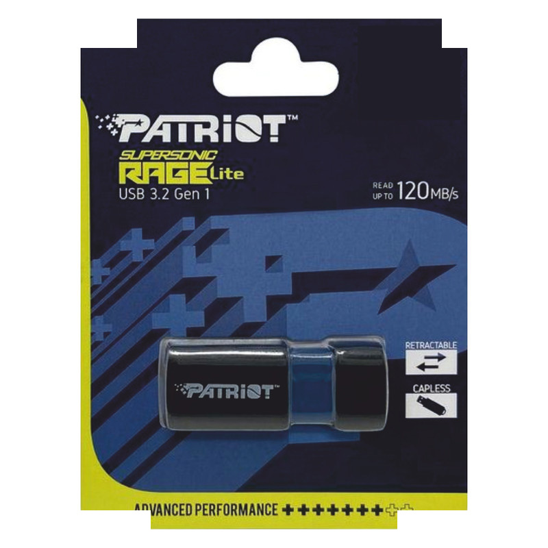 فلش مموری پتریوت مدل Supersonic Rage Lite ظرفیت 128 گیگابایت