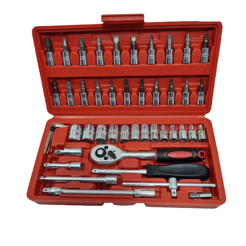 آچار بکس پرو باس مدل BS-46 مجموعه 46 عددی آچار بکس پرو باس مدل BS-46 مجموعه 46 عددی