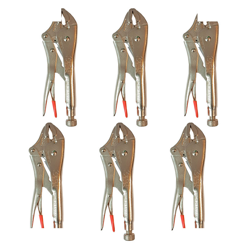 انبر قفلی ویوا مدل AJ-313-250MM سایز 10 اینچ مجموعه 6 عددی انبر قفلی ویوا مدل AJ-313-250MM سایز 10 اینچ مجموعه 6 عددی