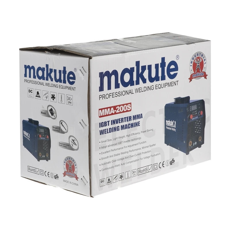 اینورتر جوشکاری 200 آمپر ماکوته مدلAJ-MMA200S اینورتر جوشکاری 200 آمپر ماکوته مدلAJ-MMA200S