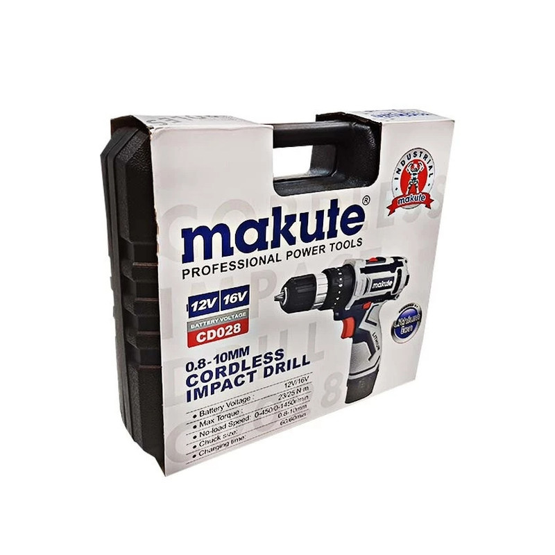 دریل شارژی 10 میلیمتری 12 ولت ماکوته مدل AJ-CD026 دریل شارژی 10 میلیمتری 12 ولت ماکوته مدل AJ-CD026