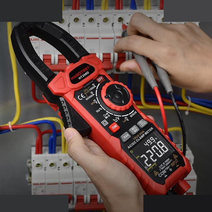 مولتی متر کلمپی هابوتست مدل HT208D مولتی متر کلمپی هابوتست مدل HT208D