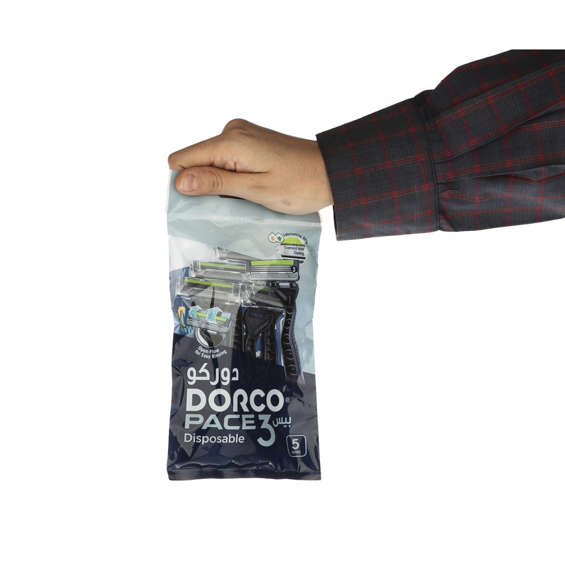 خودتراش دورکو مدل Pace 3 Disposable تحت لیسانس بسته 5 عددی خودتراش دورکو مدل Pace 3 Disposable تحت لیسانس بسته 5 عددی