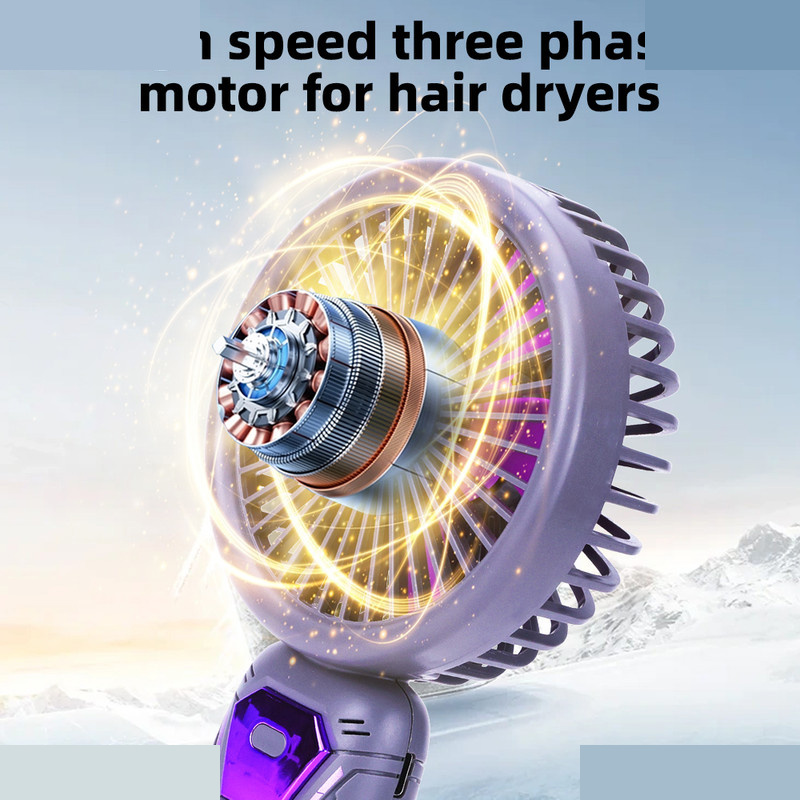 پنکه دستی هیوندای مدل PF-006 با ظرفیت 1200 میلی آمپر ساعت