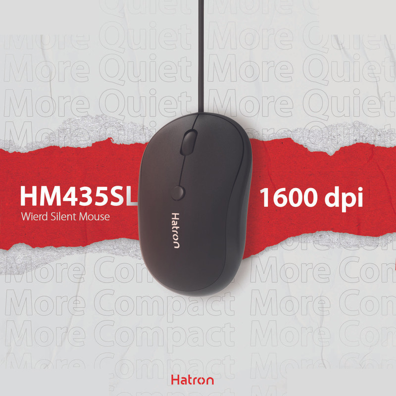 ماوس باسیم هترون مدل HM435SL ماوس باسیم هترون مدل HM435SL