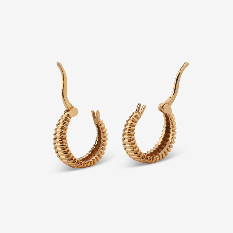 گوشواره کلیپسی طلا 18 عیار زنانه ماوی گالری مدل نبات گوشواره کلیپسی طلا 18 عیار زنانه ماوی گالری مدل نبات