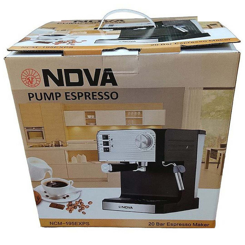 اسپرسو ساز 1.6 لیتری نوا مدل NCM-195EXPS اسپرسو ساز 1.6 لیتری نوا مدل NCM-195EXPS