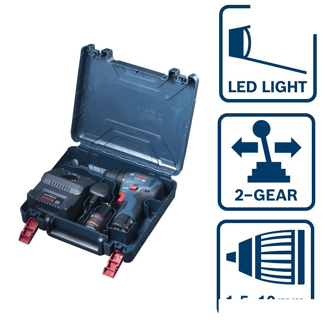 دریل پیچ گوشتی شارژی بوش مدل GSR 12V-30 دریل پیچ گوشتی شارژی بوش مدل GSR 12V-30