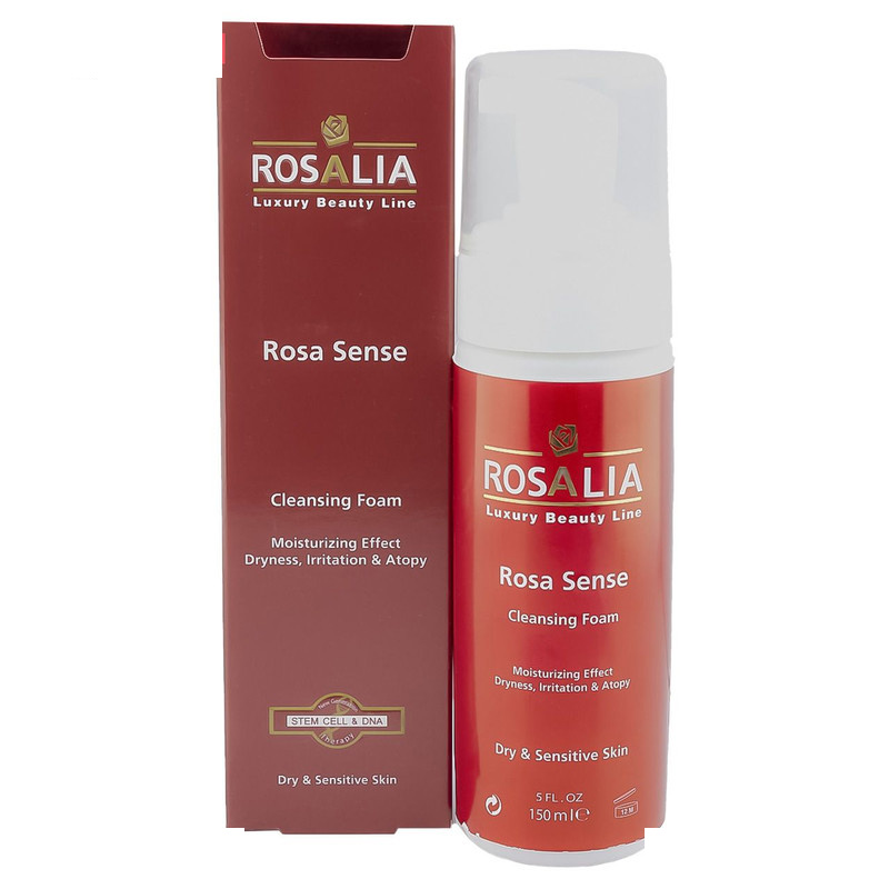 فوم پاک کننده صورت رزالیا مدل Rosa Scence حجم 150 میلی لیتر